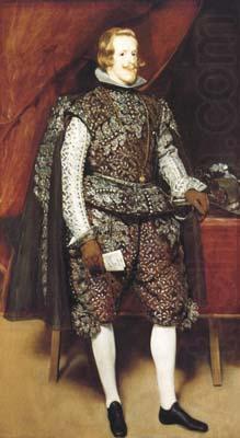 Diego Velazquez Portrait en pied de Philippe IV (df02)